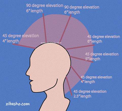 درج بندی برای کوتاهی مو
