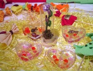 شمع ژله ای قلبی