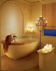 حمام کردن و لاغری