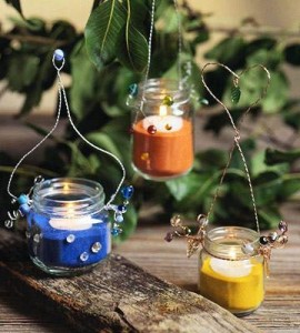 تزیین زیبا برای شمع