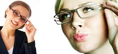 آرایش با عینک