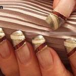 یک طراحی زیبا برای ناخن