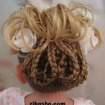 آموزش شینیون پر طاووسی 