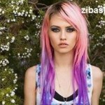 رنگ کردن موها به صورت فانتزی