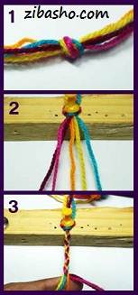 آموزش گره اول دستبند دوستی