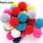 آموزش ساخت پوم پوم های رنگی