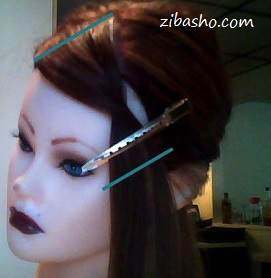 آموزش کوتاه کردن چتری کج