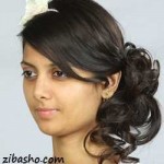 آموزش شینیون کنار سر ساده