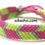 آموزش بافت دستبند دوستی هفتی دو رنگ