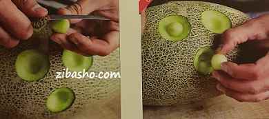 آموزش ساخت گل روی میوه