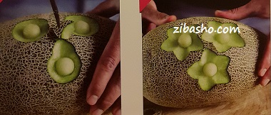 آموزش تزئین خربزه شب یلدا