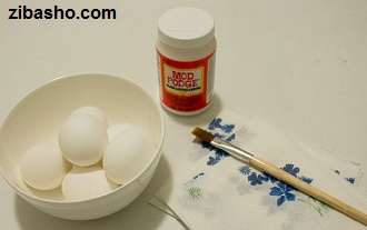 دکوپاژ روی تخم مرغ