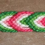 آموزش بافت دستبند دوستی مدل برگ