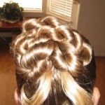 شینیون بوکل مارپیچی و چند شینیون ساده