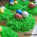 کیک با طرح سبزه نوروز