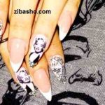 طراحی ناخن با لنز ناخن