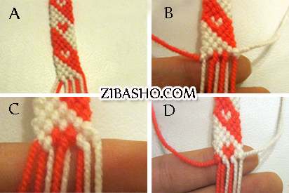 آموزش بافت دستبند دوستی